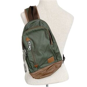 TSD The Same Direction Urban Green and Brown Sling Bag
